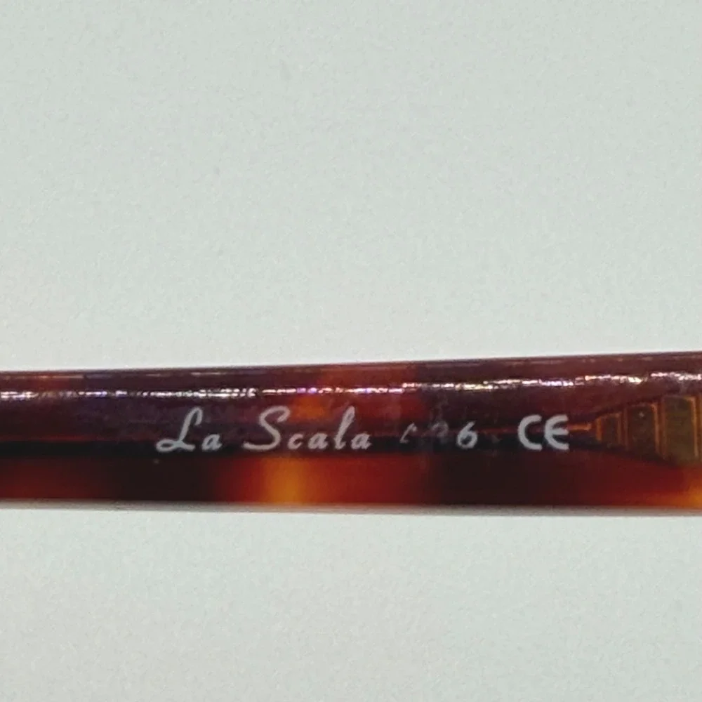 Vintage La Scala Tourette's Eyeglass Frames 52-15-145 Retro Preppy Academic Ivy